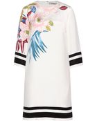Etro Printed Silk Dress - Lyst