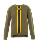 Mr & Mrs Furs Stripe Logo Sweatshirt - Lyst