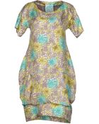 Manila Grace Short Dress - Lyst