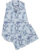 Equipment Landon Snake-Print Silk Washed-Silk Pajama Set - Lyst