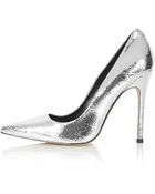 Topshop Gallop Metallic Court Shoes - Lyst
