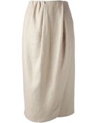 Carven Draped Skirt - Lyst