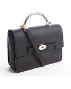 Mulberry Black Leather 'Bayswater' - Lyst