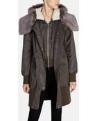 Karen Millen Ultimate Khaki Parka - Lyst