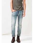 Mango Man Slim-Fit Vintage Tim Jeans - Lyst