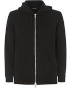 Balmain Biker Hoodie - Lyst