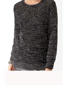 Forever 21 Chunky Marled Knit Sweater - Lyst