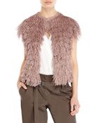 Brunello Cucinelli Fringe Vest - Lyst