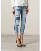 DSquared2 Pat Repaired Skinny Jeans - Lyst