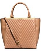 MICHAEL Michael Kors Lana Leather Medium Tote - Lyst