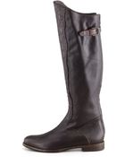 Henry Beguelin Crocodile Leather Knee Boot - Lyst