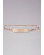Bebe Metal Plated Chain Belt - Lyst