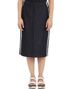 Marni Track-Stripe Denim Skirt - Lyst
