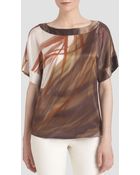 Lafayette 148 New York Larkin Silk Top - Lyst