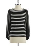 Vince Camuto Peasant Sleeved Top - Lyst