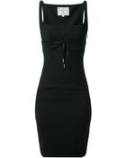DSquared2 Tie Ribbon Fitted Dress - Lyst