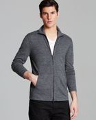 John Varvatos Usa Zip Front Cardigan - Lyst