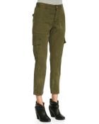 Zadig & Voltaire Eliot Militaire Cropped Cargo Pants - Lyst
