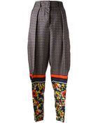 Jean Paul Gaultier High Waisted Tapered Trouser - Lyst