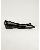 Giuseppe Zanotti Pyramid Stud Ballerinas - Lyst