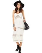 Nasty Gal Islander Crochet Midi Dress - Lyst