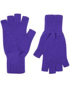 Harrods Of London Fingerless Cashmere Gloves - Lyst