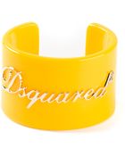 DSquared2 Ceramic Logo Cuff - Lyst