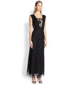 Adam Lippes Lace Gown - Lyst