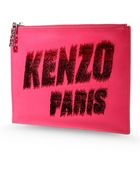 Kenzo Medium Leather Bag - Lyst