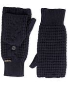 Bark Wool Blend Fingerless Mittens - Lyst