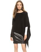 Helmut Lang Assymetrical Sweater - Lyst