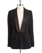 Laundry by Shelli Segal Shawl Collar Tux Jacket - Lyst