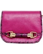 Jimmy Choo Zadie Soft Leather Elaphe Shoulder Bag - Lyst