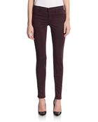 J Brand Colored Low-Rise Skinny Jeans - Lyst