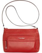 Calvin Klein Pebble Crossbody - Lyst
