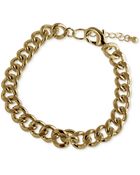 Marc Ecko' Goldtone Link Bracelet - Lyst