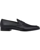Prada Saffiano Penny Loafers - Lyst