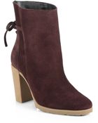 Pierre Hardy Suede Bowdetail Ankle Boots - Lyst