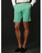Ralph Lauren Purple Label Poplin Eaton Short - Lyst