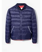 Mango Man Trimmed Water-Repellent Quilted Jacket - Lyst