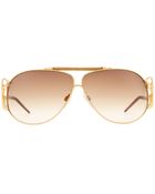 Roberto Cavalli Metal Shield Rc Logo-Temple Sunglasses - Lyst