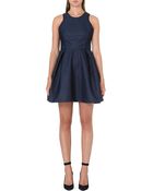Maje Pleated Woven Dress - Lyst