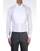Armani Dress Shirt with Butterfly Collar - Lyst