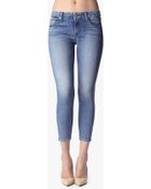 7 For All Mankind The Cropped Skinny Contour - Lyst