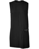 Iceberg Pleated Panel Wrap Dress - Lyst