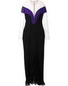 Alessandra Rich Tulle Panelled Dress - Lyst