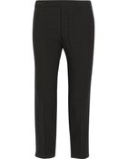 Rick Owens Cropped Textured-Crepe Slim-Leg Pants - Lyst
