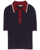 Miu Miu Wool Top - Lyst
