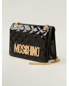 Moschino Quilted Shoulder Bag - Lyst