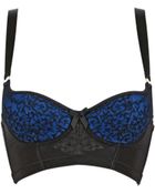 Bordelle Lace & Satin Bodice Bra - Lyst